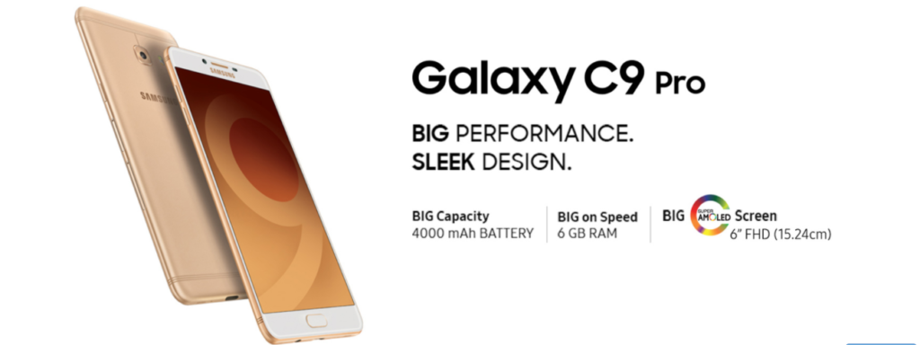 Samsung Galaxy C9 Pro Price and Specifications in Nepal