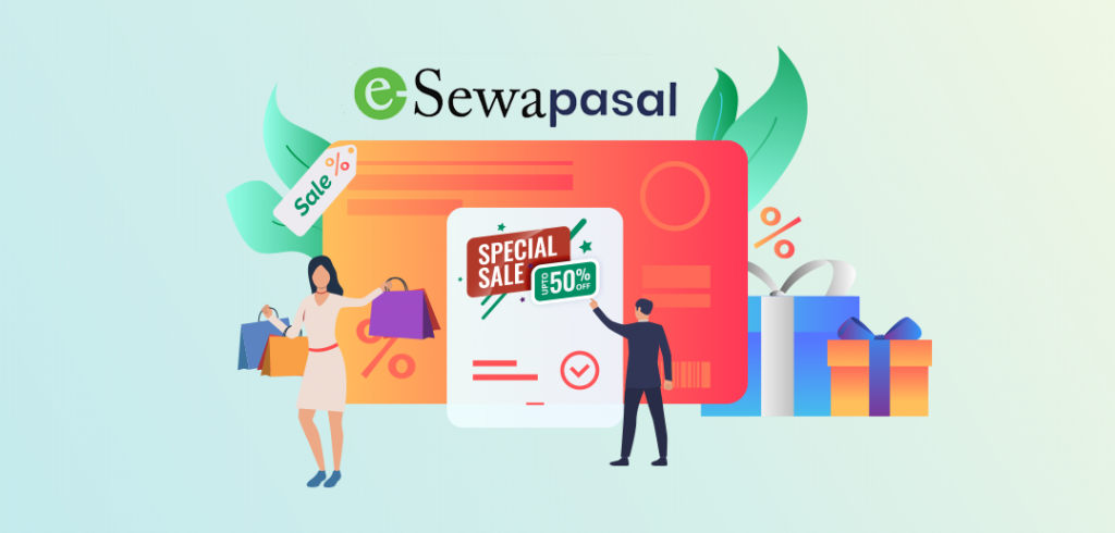 eSewaPasal Showering Offers: 5% Cashback for all payments via eSewa, Fonepay & Up to 50% Off 1