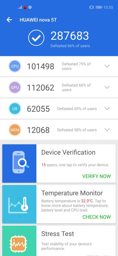 Huawei Nova 5T Review_Performance Test