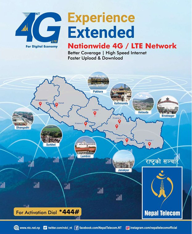 Nepal Telecom 4G Coverage