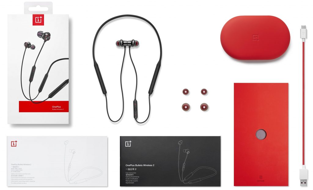 OnePlus Bullets Wireless 2 in the box