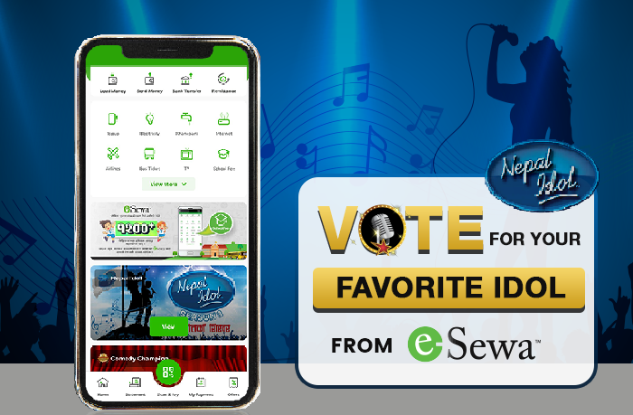 Nepal Idol: Vote For Your Favorite Contestant From eSewa 1