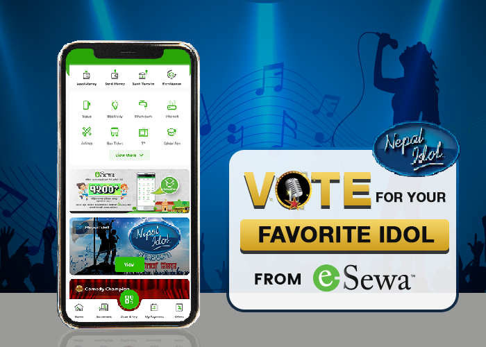 Nepal Idol: Vote For Your Favorite Contestant From eSewa