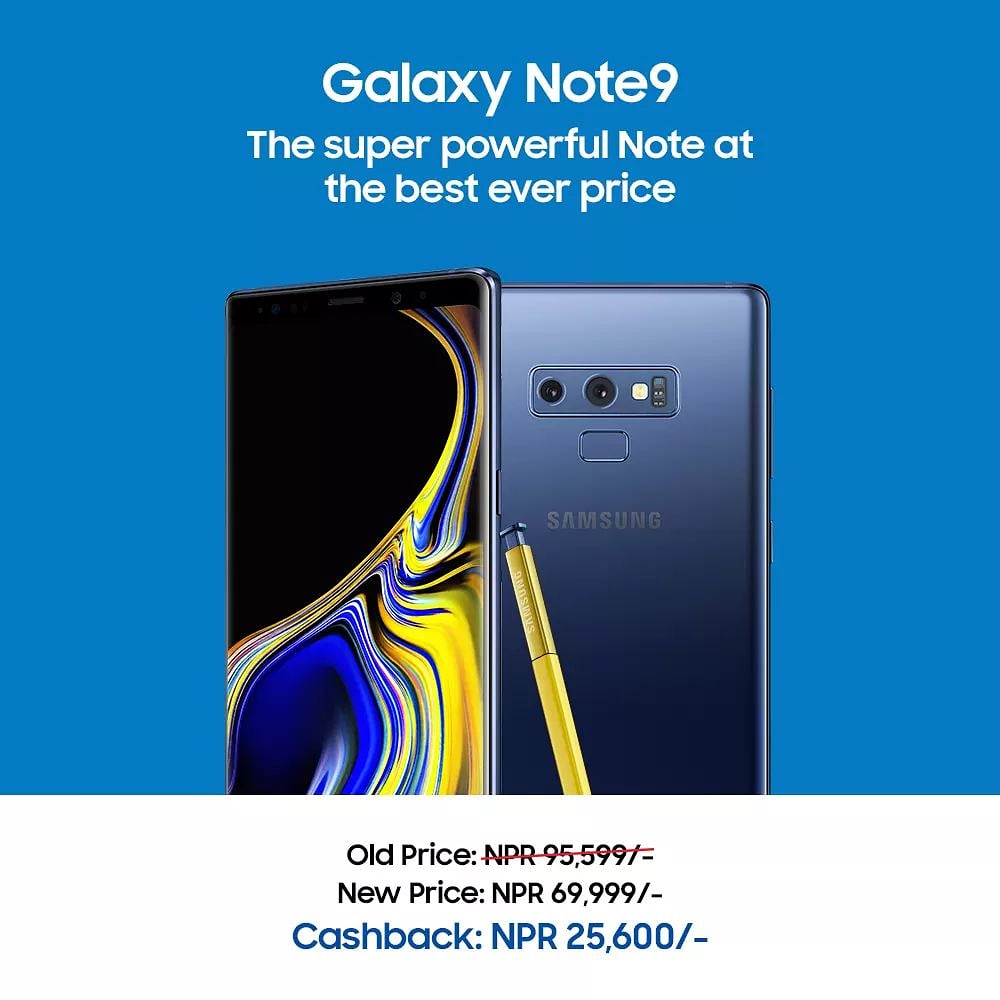 Samsung Galaxy Note 9 Price Drop