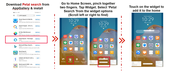 Huawei Brings Petal Search Widget: Gateway to Million Apps & Personalized Search 2