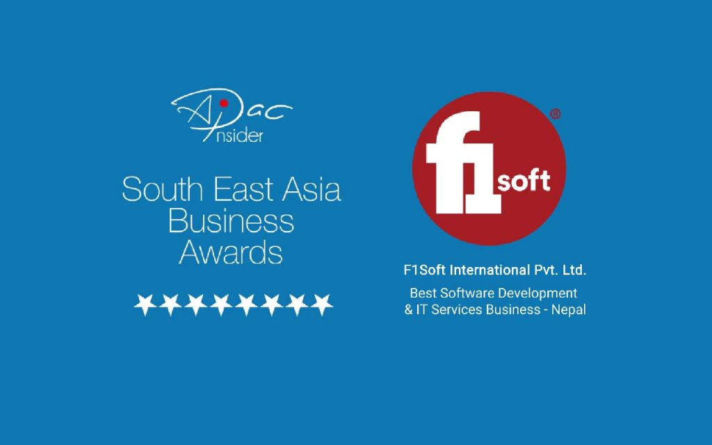 F1Soft Wins South East Asia Business Award 2020 f1soft apac award