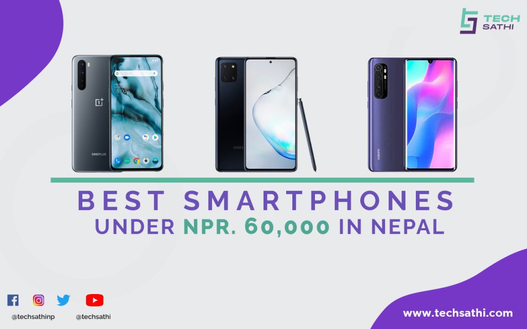best smartphones under 60000 in Nepal