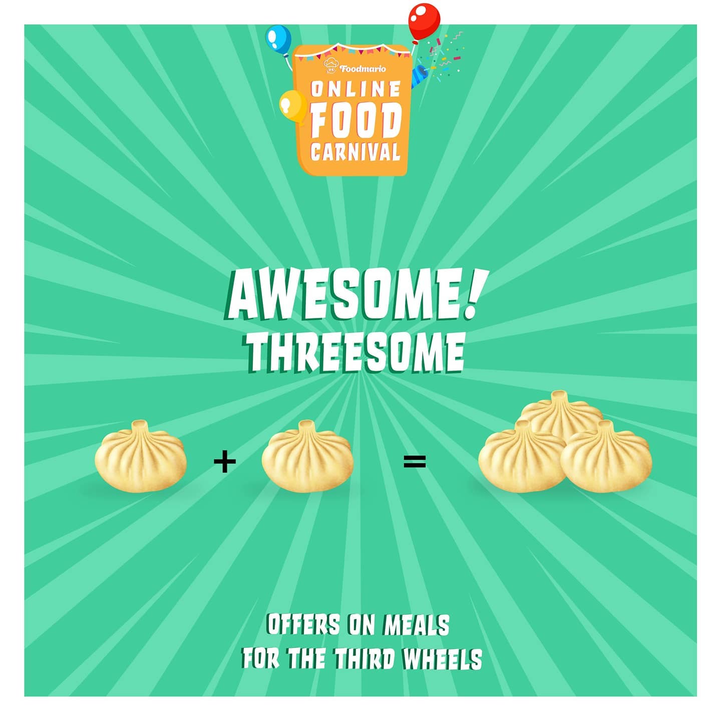 Foodmario’s Online Food Carnival Special Offers, Giveaways, Cashbacks, Flash Sales, and Much