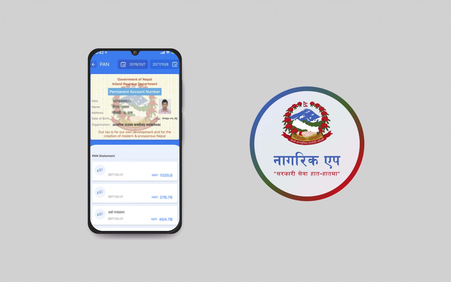 Register PAN Using Nagarik App
