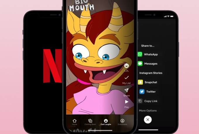 Netflix launched Fast laughs, a Tik-Tok like feed for phones 1