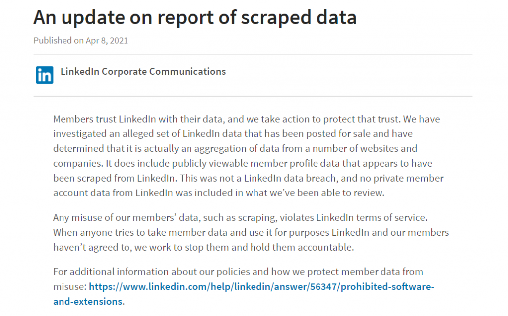 LinkedIn Data Breach: Personal Data of 500 Million Users Leaked Online 3