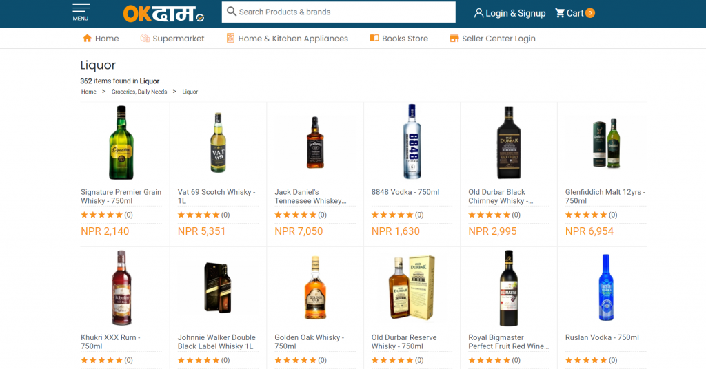 OkDam: Online Liquor Delivery Service