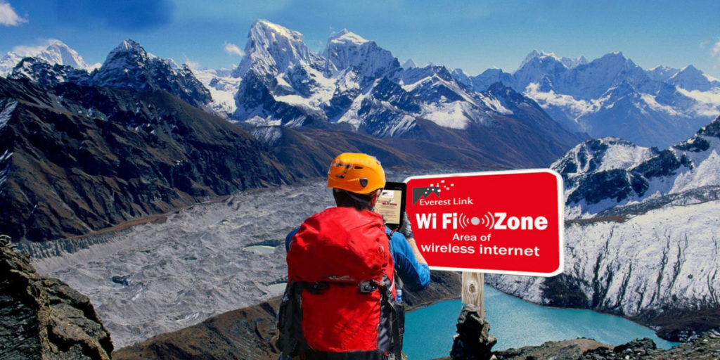 Learn how you can get internet access in the Everest region 1