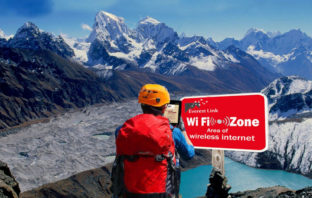 Learn how you can get internet access in the Everest region
