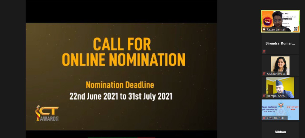 Online Nomination Started For ICT Award 2021 In 11 Different Categories 2