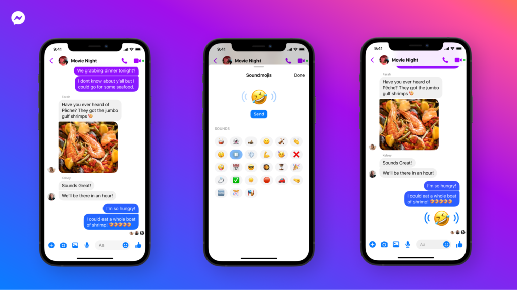 Soundmojis on Facebook Messenger | Beginning of a new era for Emojis?