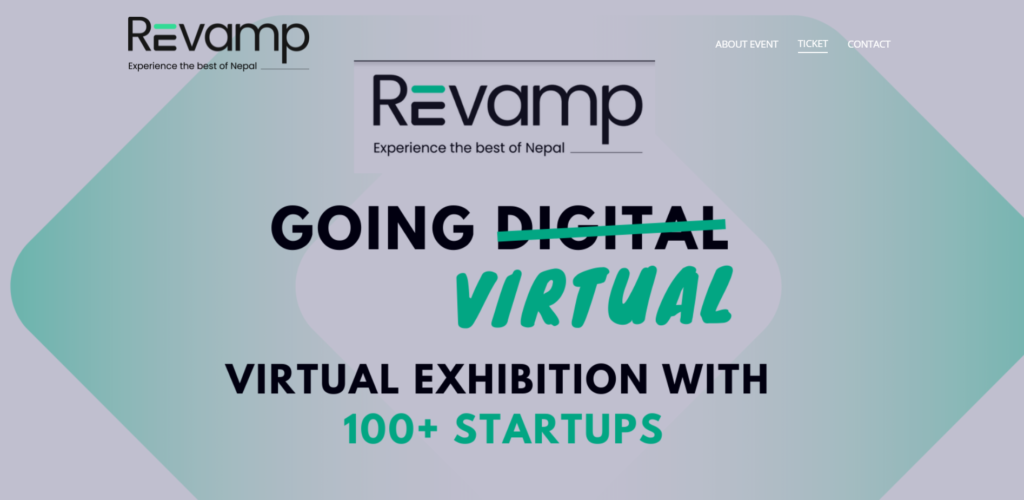 Revamp Nepal 2.0 Happening Soon: Virtual Exhibition With 100+ Startups — Register Now 2