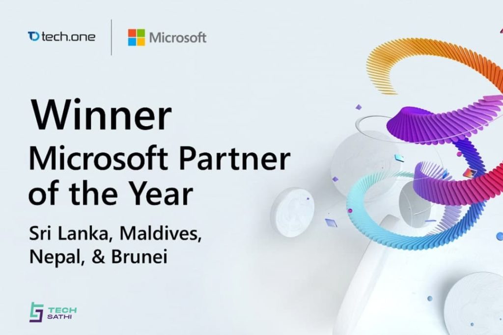 Tech One Global Awarded With Microsoft Country Partner of the Year 2021 in Nepal, Maldives, Sri Lanka, and Brunei