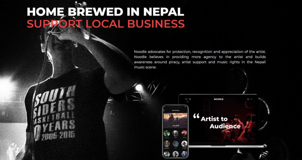 Noodle: Nepal-based music streaming portal