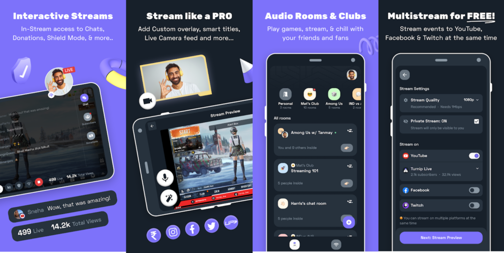 Turnip: An Indian game live streaming and gaming community platform 4