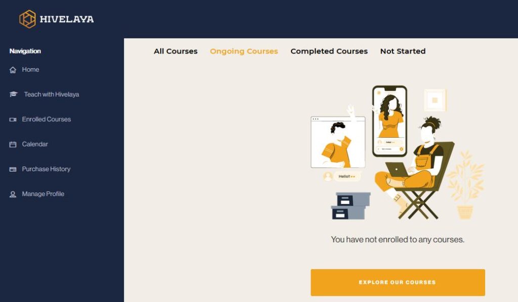 Hivelaya: A Native E-learning Platform Connecting Learners and Experts 3