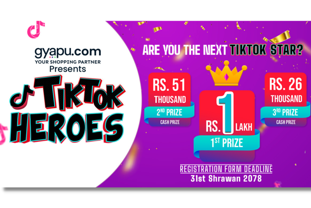 Gyapu presents 'TikTok Heroes' | Make TikTok videos and win upto 1 Lakh 1