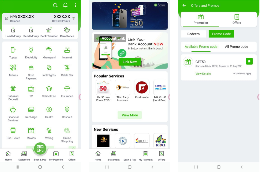 UI Comparison Between Top Nepali Digital Wallets 3