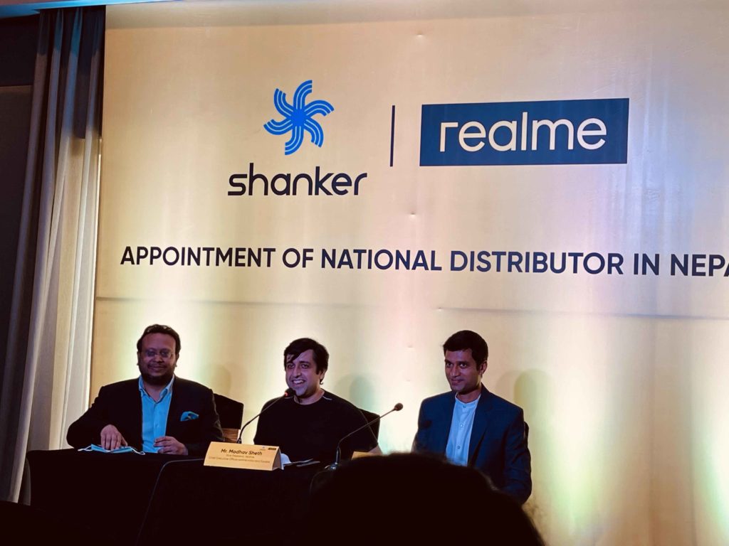 Realme re-enters Nepali Market, aims to be among the top 2 smartphone brand in Nepal by 2022 realme shanker group Nepal
