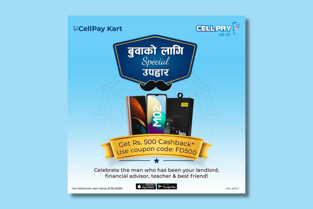Celebrate Father’s Day with CellPay; Get Cashback Up to Rs 500 on Making Purchase via CellPay Kart