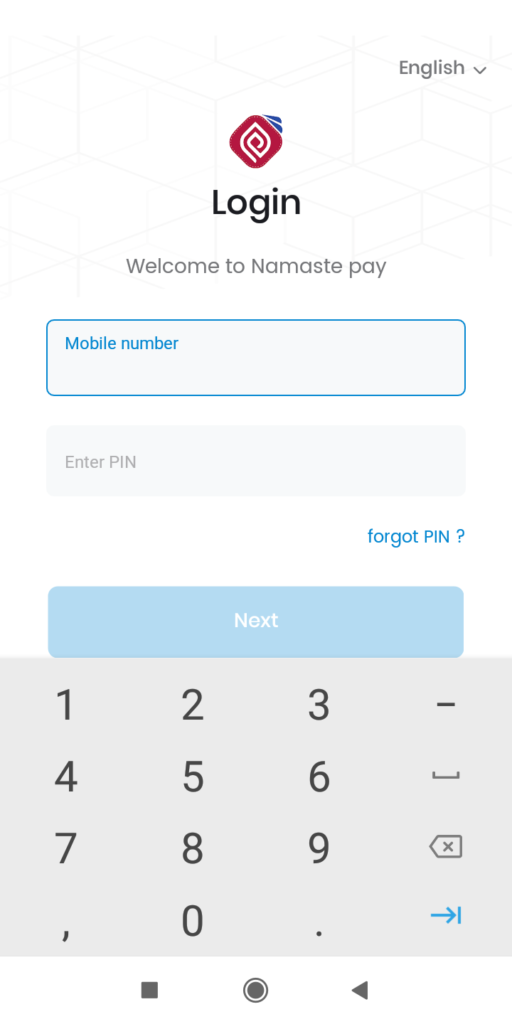 Namaste Pay Digital Wallet