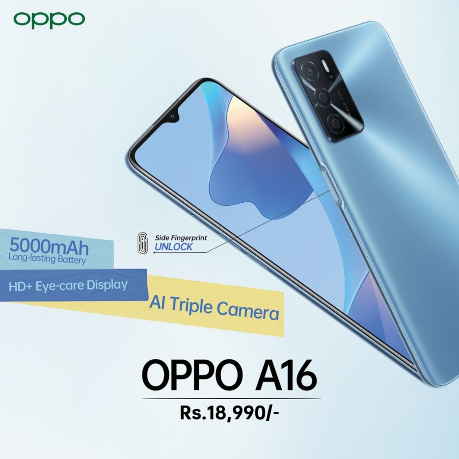 Oppo A16 with 5000 mAh battery Launched in Nepal: Price and Specs 1