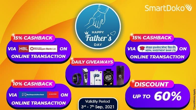SmartDoko Announces Father's Day Offer; Get Huge Cashbacks and Amazing Gift Hampers 2