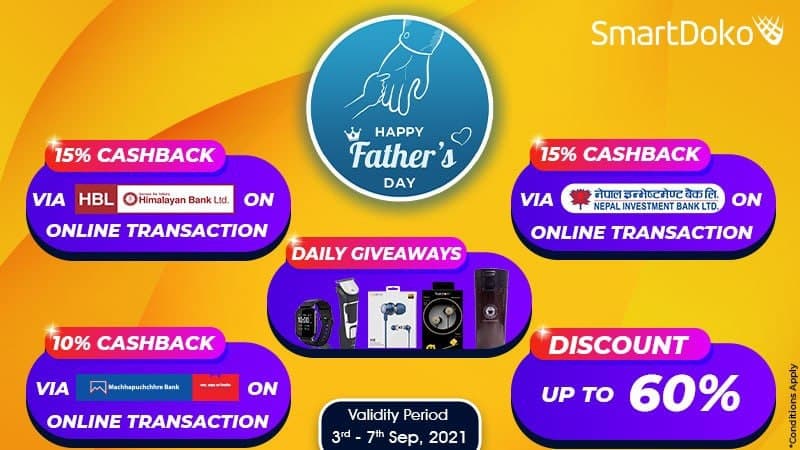 SmartDoko Announces Father's Day Offer; Get Huge Cashbacks and Amazing Gift Hampers 1