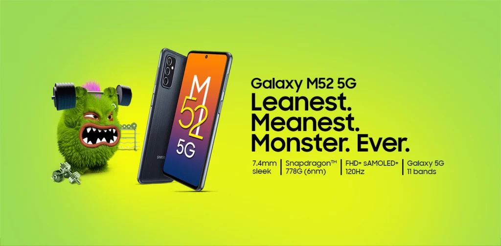 Samsung Galaxy M52 5G Price in Nepal: sAMOLED and 120Hz Display 1