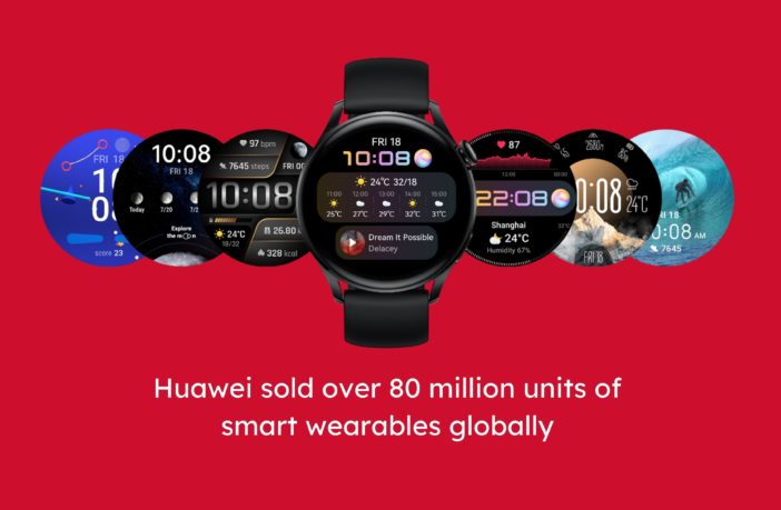 Huawei sold over 80 million units of smart wearables globally 1