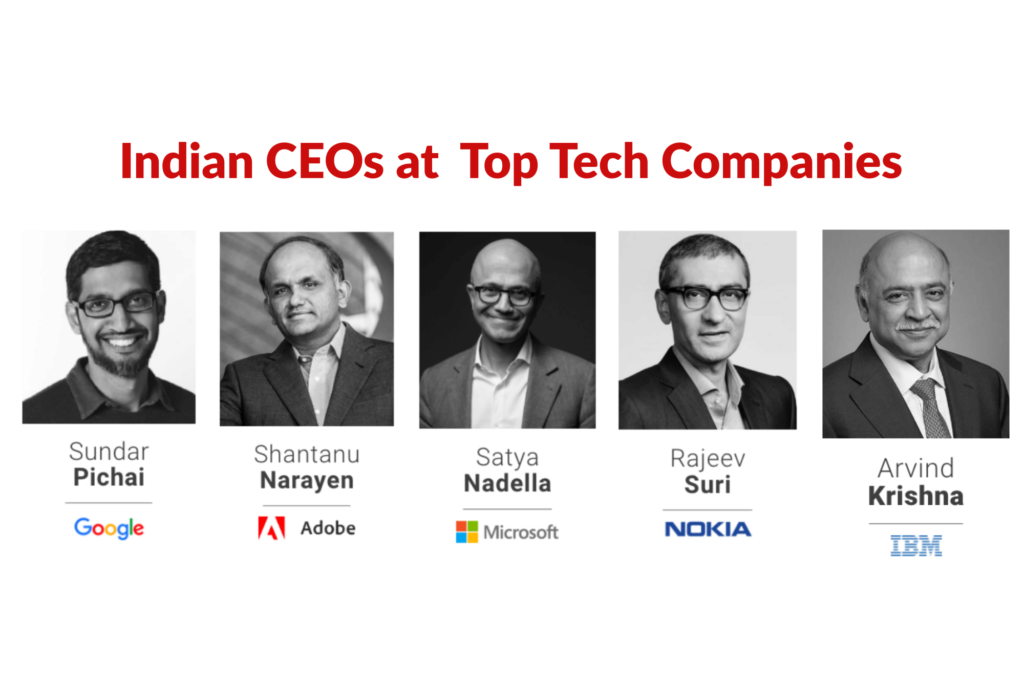 Why America's Tech Giants Are Hiring Indians As Their CEOs - TechSathi