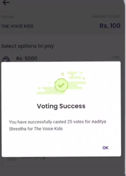 How to Vote for The Voice Kids Nepal Contestants through Khalti? 4