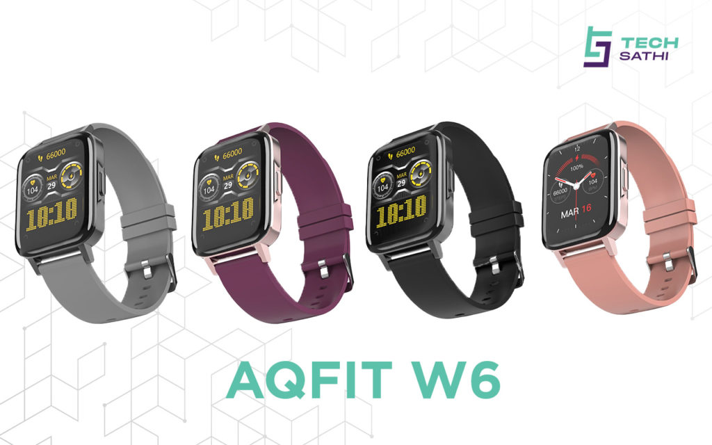 AQFiT W6 Smartwatch with 1.69″ Full Touch Screen Display, Up to 10 Days of Battery Life Launched AQFiT W6