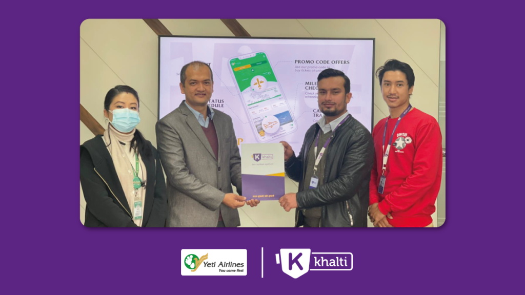 Buy Tickets from Yeti Airlines App and Get a Flat Rs. 450 Cashback while Paying from Khalti Casback on Khalti