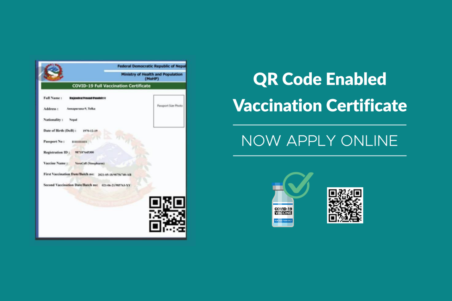 It is now mandatory to carry a Vaccination card to visit some places | Here’s how you can generate a QR Code of vaccination card