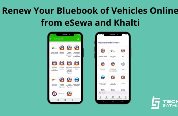 Renew Your Bluebook on eSewa and Khaltii