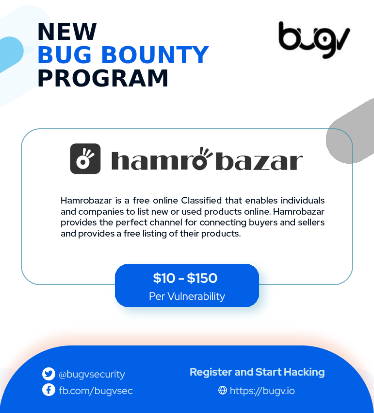 Hamrobazar Bug Bounty Program