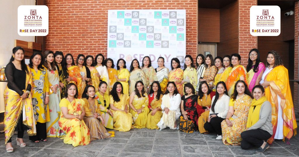 Zonta Club of Kathmandu Celebrates Yellow Rose Day 2022 by Honoring Inspirational Women