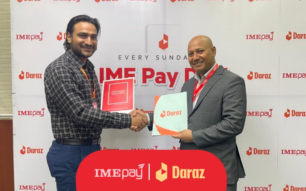 Get 10% off every Sunday when paying via IME Pay in Daraz App