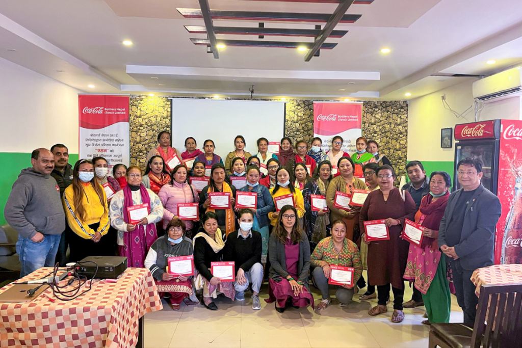 Coca-Cola Nepal launches ‘Saksham’ Campaign to Provide Training to 1000 Women Across its Value Chain