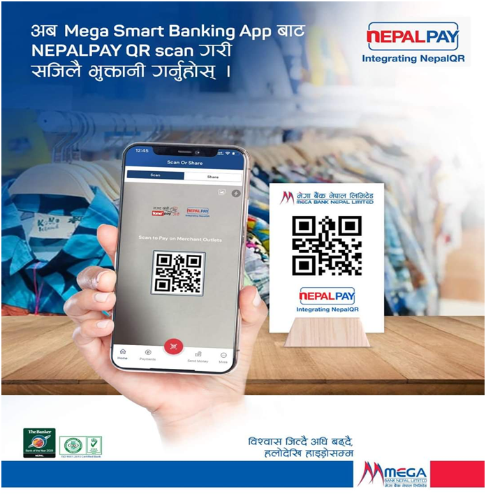 Mega Bank Enables NEPALPAY QR