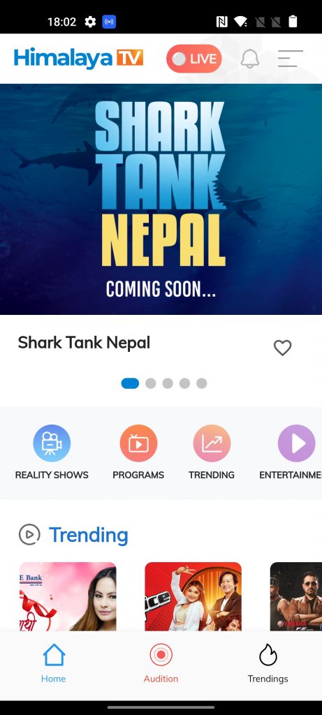 Shark Tank Nepal - Application