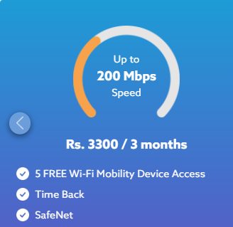 Worldlink 200Mbps at Rs1100