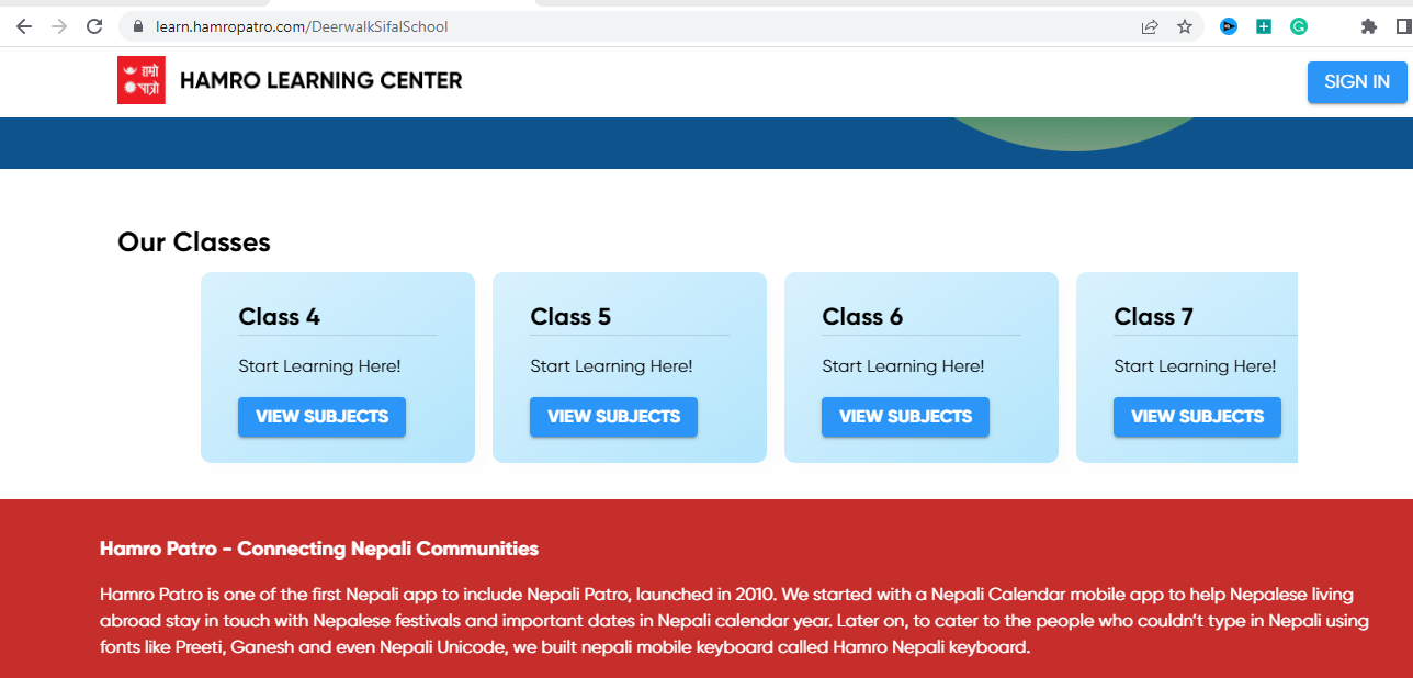 Hamro Patro Launches An ELearning Platform With DeerWalk Sifal School