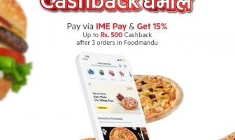 Get 15% Cash Back in IME Pay While Paying for Foodmandu 2
